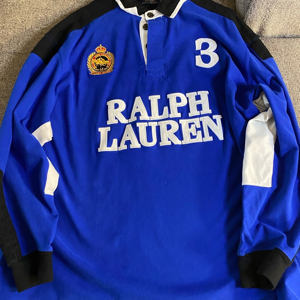 Vintage Ralph Lauren long sleeve polo size 4XB